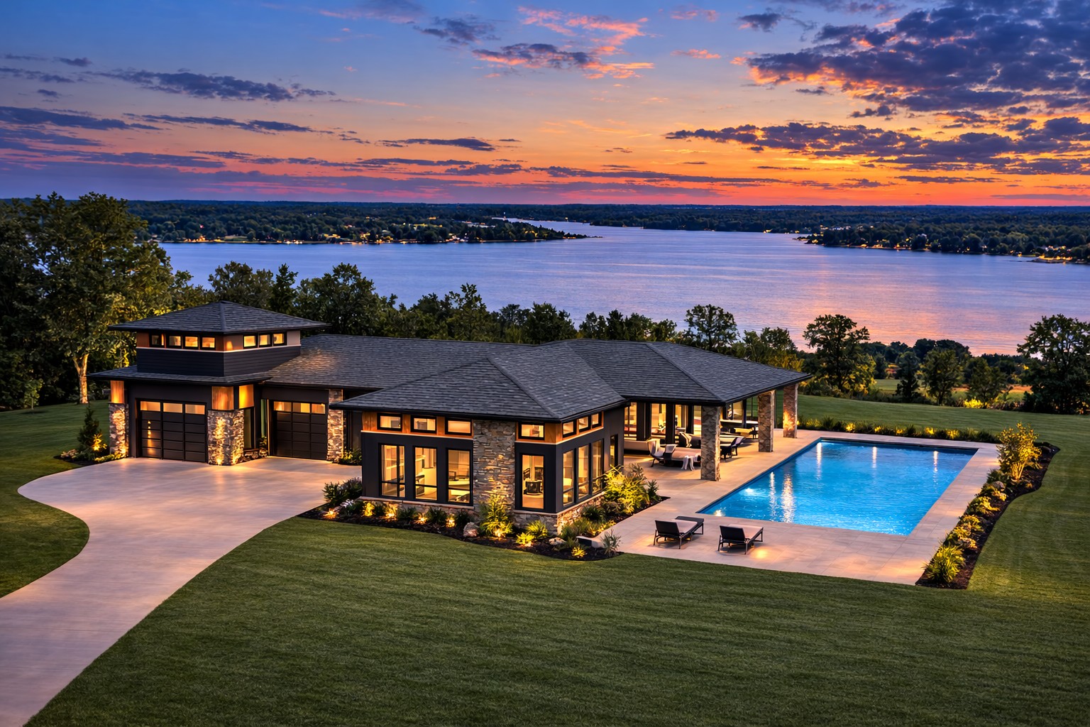 a rendering of a house in 4709 Panorama Dr